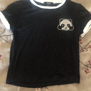 Forever 21 panda crop top